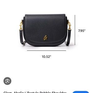 Glam Black and Gold Shoulder Bag